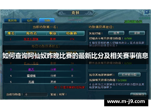 如何查询阿仙奴昨晚比赛的最新比分及相关赛事信息